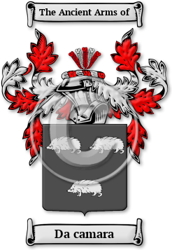 Da camara Family Crest Download (JPG) Legacy Series - 600 DPI
